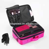 Oxford Makeup Train Case Artist Cosmetic Organizer Storage Bag