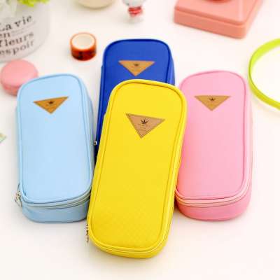 china suppliers cheap canvas pencil case school pencil box with zipper