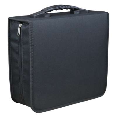 Chiqun Dongguan CD / DVD case Binder 400 Disc Capacity Nylon Black